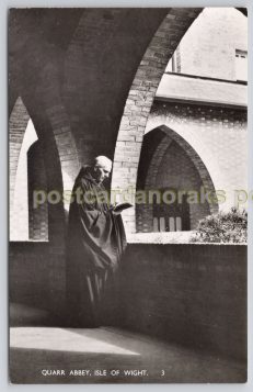 Quarr Abbey RPPC Isle Of Wight Postcard