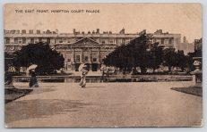 Hampton Court East Front Antique 1908 Postcard